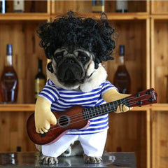 Guitar Dress Cosplay Dog