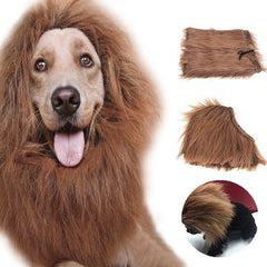 Pet Costume Cat Clothes Fancy Dress Up Lion Mane Wig for Cats Small Large Dogs -15